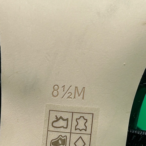 Guess Gwbelona Black Leather Pointy Toe 4” Strappy Heels Size 8 1/2 M - Picture 11 of 11